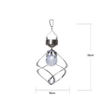 Roma Solcellsvindspel 16 cm - silver - Trädgård & spabad - Utemiljö - Trädgårdsdekoration - Trädgårdsfigurer & trädgårdsprydnad - Vindsnurra & vindspel