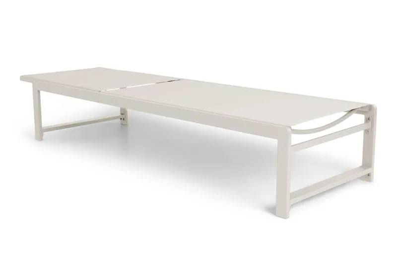 Sanna Solsäng Med Justerbart Ryggstöd - Beige - Utemöbler - Utestol & trädgårdsstol - Solsäng & Solvagnar