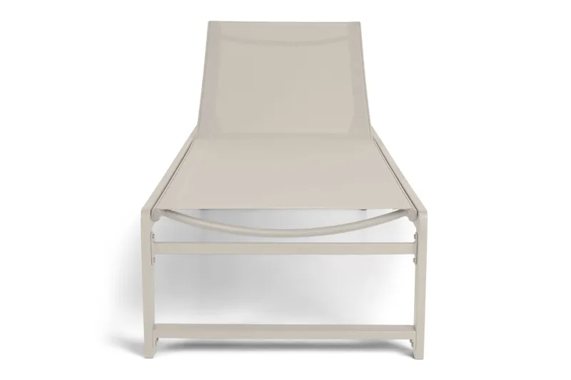 Sanna Solsäng Med Justerbart Ryggstöd - Beige - Utemöbler - Utestol & trädgårdsstol - Solsäng & Solvagnar