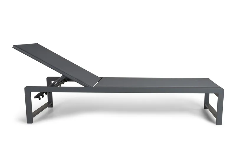 Sanna Solsäng Med Justerbart Ryggstöd - Svart - Utemöbler - Utestol & trädgårdsstol - Solsäng & Solvagnar