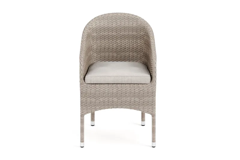 Thor loungestol utomhus i konstrotting med naturfärgad sittdyna - Beige - Utemöbler - Loungemöbler - Loungestol utomhus