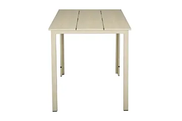 Tunis Cafebord utomhus 70x70 cm i metall/plast - Beige - Utemöbler - Balkong - Balkongmöbler - Balkongbord