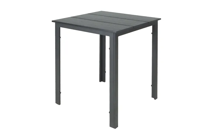 Tunis Cafebord utomhus 70x70 cm i metall/plast - Svart - Utemöbler - Balkong - Balkongmöbler - Balkongbord
