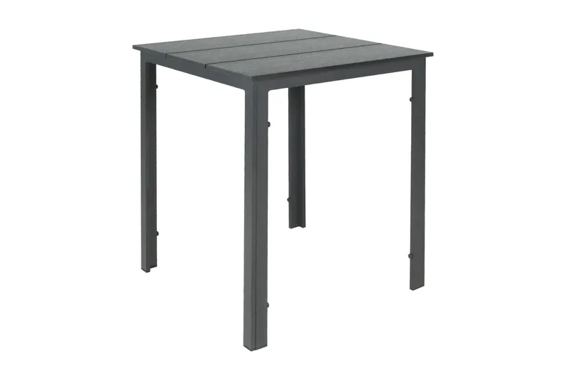 Tunis Cafebord utomhus 70x70 cm i metall/plast - Svart - Utemöbler - Balkong - Balkongmöbler - Balkongbord