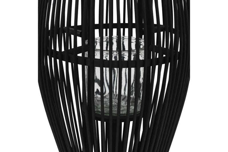 Hängande ljuslykta bambu 95 cm svart - Svart - Trädgård & spabad - Utemiljö - Trädgårdsdekoration - Trädgårdsfigurer & trädgårdsprydnad - Utelykta