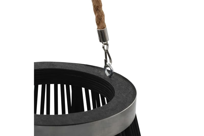 Hängande ljuslykta bambu 95 cm svart - Svart - Trädgård & spabad - Utemiljö - Trädgårdsdekoration - Trädgårdsfigurer & trädgårdsprydnad - Utelykta