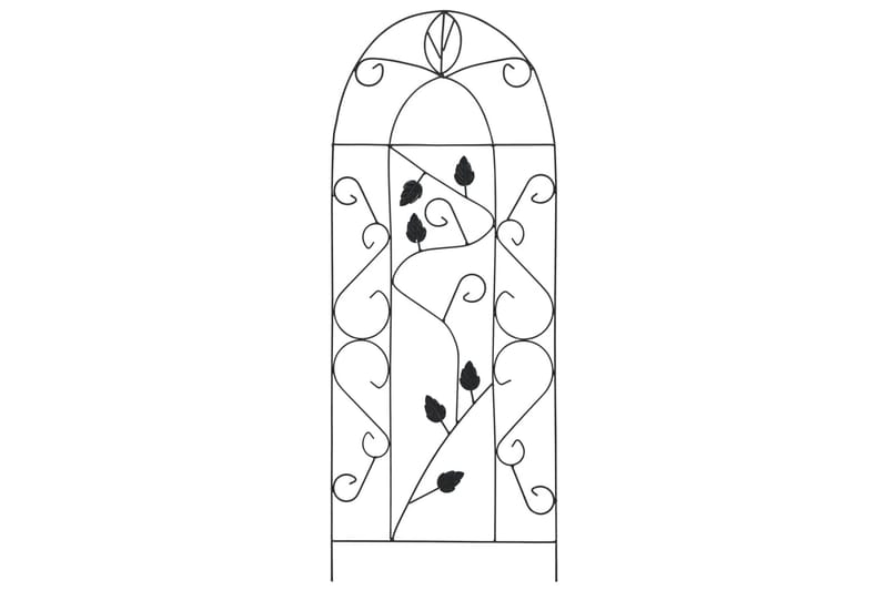 Växtstöd 3 st svart 40x100 cm järn - Svart - Trädgård & spabad - Utemiljö - Trädgårdsdekoration - Trädgårdsfigurer & trädgårdsprydnad