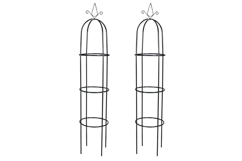 Växtstöd obelisk 2 st - Grön - Trädgård & spabad - Utemiljö - Trädgårdsdekoration - Trädgårdsfigurer & trädgårdsprydnad