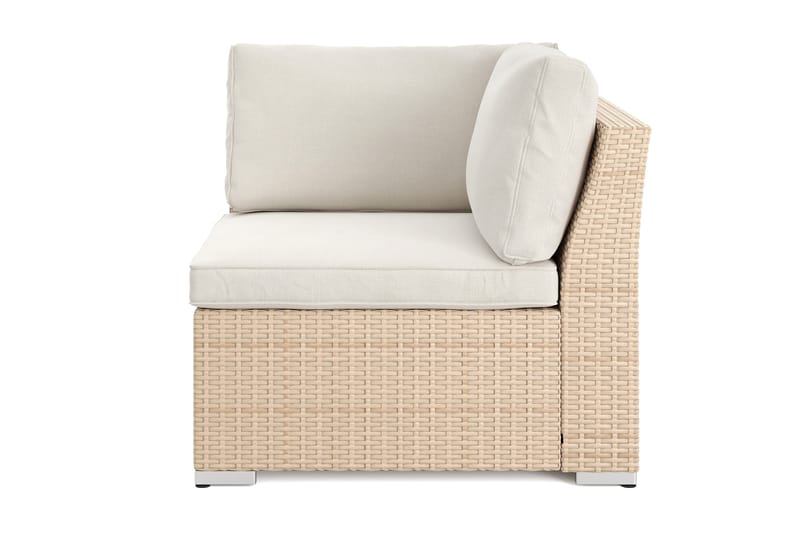 Wisconsin Hörnmodul utomhus - Beige - Utemöbler - Loungemöbler - Modulsoffa utomhus - Hörnmodul utesoffa