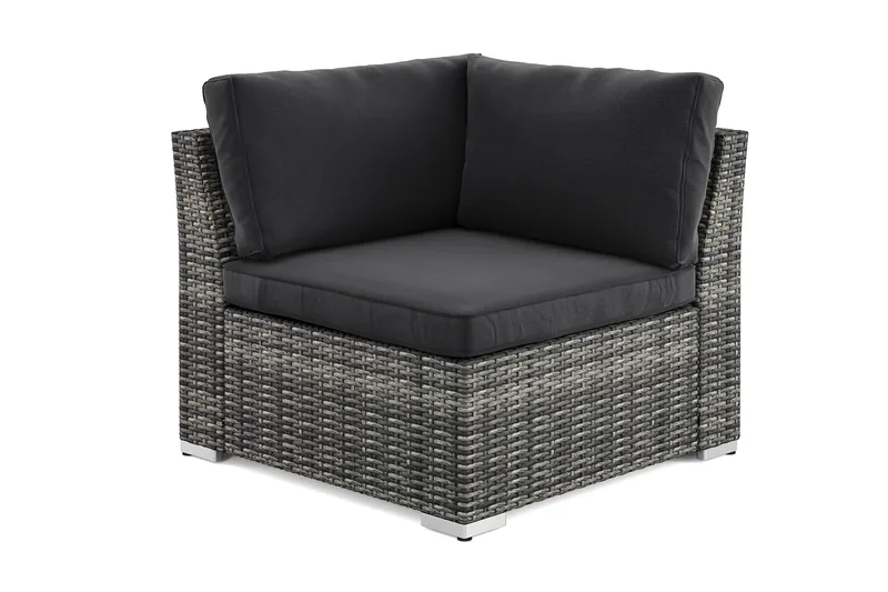 Wisconsin Hörnmodul utomhus - Grå - Utemöbler - Loungemöbler - Modulsoffa utomhus - Hörnmodul utesoffa