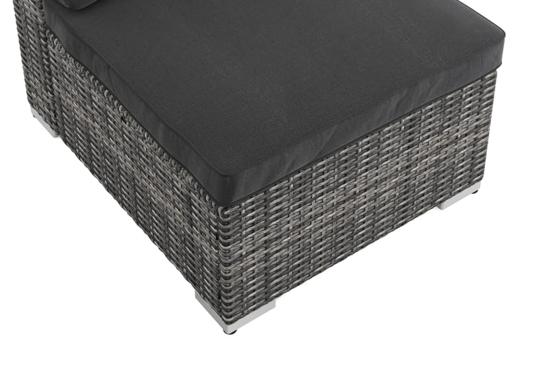 Wisconsin Mittmodul utomhus - Grå - Utemöbler - Loungemöbler - Modulsoffa utomhus - Mittmodul utesoffa