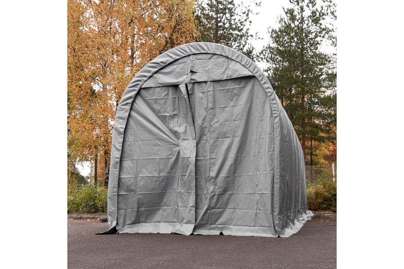 Fornorth Garagetält 4x8 m - Grå - Trädgård & spabad - Utemiljö - Förvaring utomhus - Trädgårdstält & förvaringstält