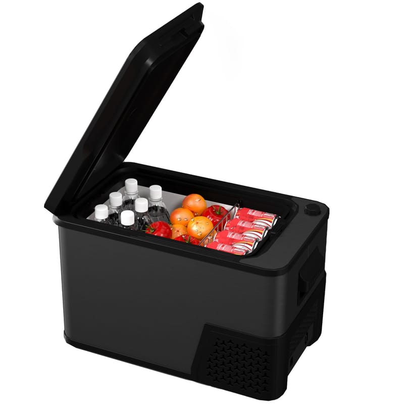 Portabel kylbox 27,4L Svart - Trädgård & spabad - Utemiljö - Förvaring utomhus - Kyl- & värmeförvaring
