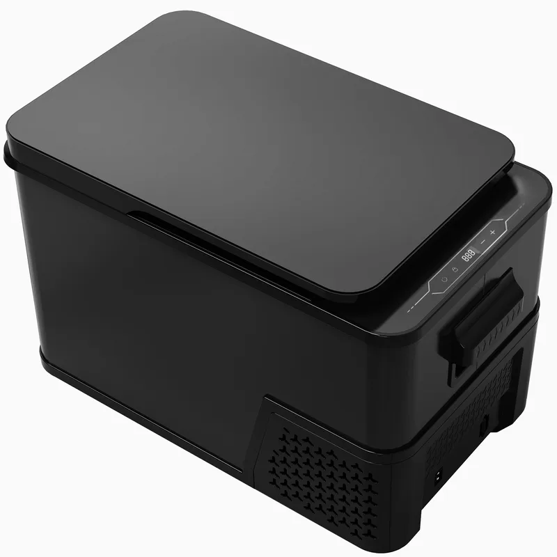 Portabel kylbox 27,4L Svart - Trädgård & spabad - Utemiljö - Förvaring utomhus - Kyl- & värmeförvaring