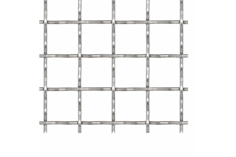 Nätpanel rostfritt stål 100x85 cm 21x21x2,5 mm - Silver - Trädgård & spabad - Utemiljö - Förvaring utomhus - Trädgårdstält & förvaringstält
