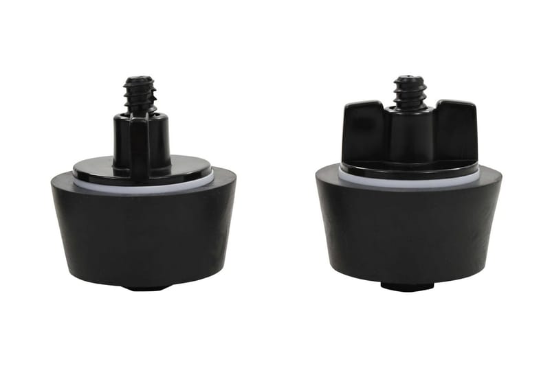Frysskyddsflaska med 2 vinterpluggar HDPE - Svart - Trädgård & spabad - Utemiljö - Förvaring utomhus - Tillbehör utomhusförvaring