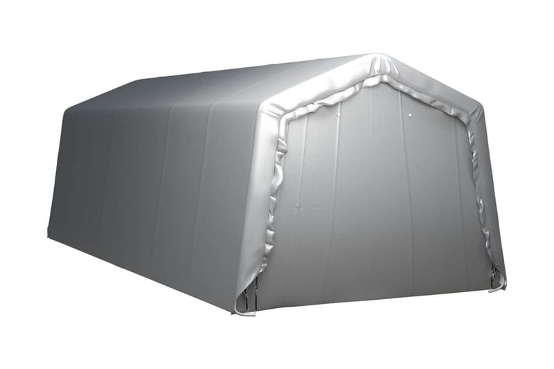 Förvaringstält 300x750 cm stål grå - Grå - Trädgård & spabad - Utemiljö - Förvaring utomhus - Trädgårdstält & förvaringstält