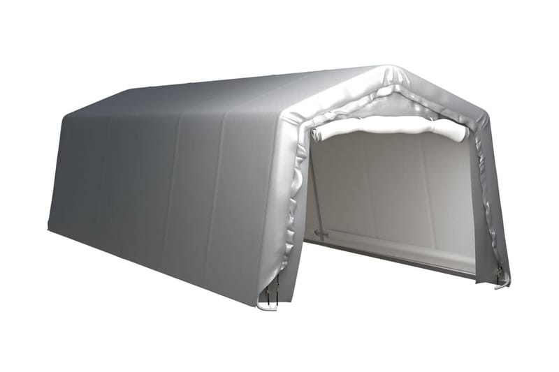 Förvaringstält 300x900 cm stål grå - Grå - Trädgård & spabad - Utemiljö - Förvaring utomhus - Trädgårdstält & förvaringstält