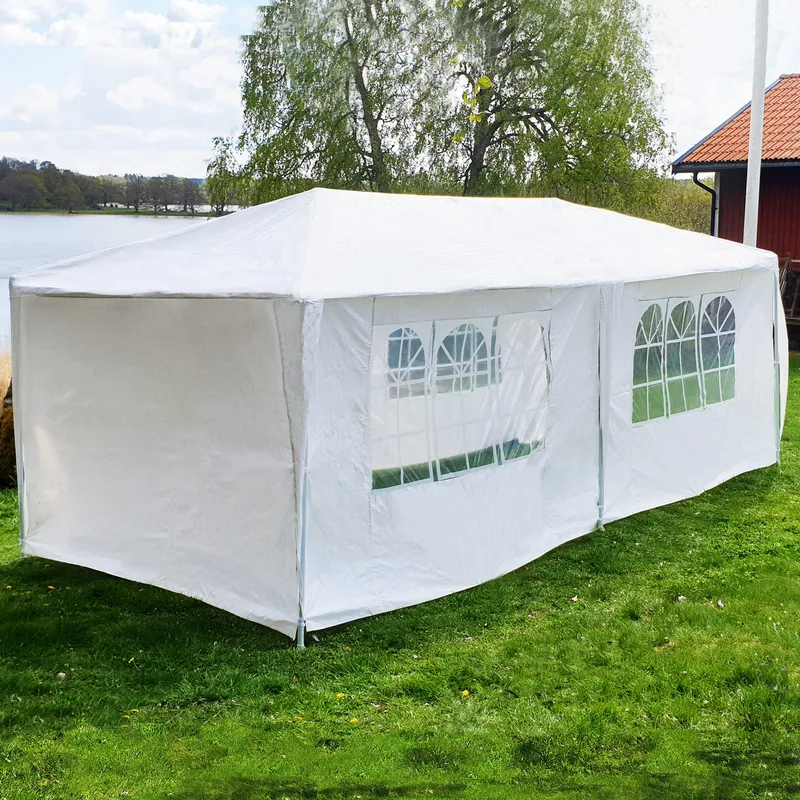 Partytält 3x6m med väggar | Vit - Sport & fritid - Camping & vandring - Tält
