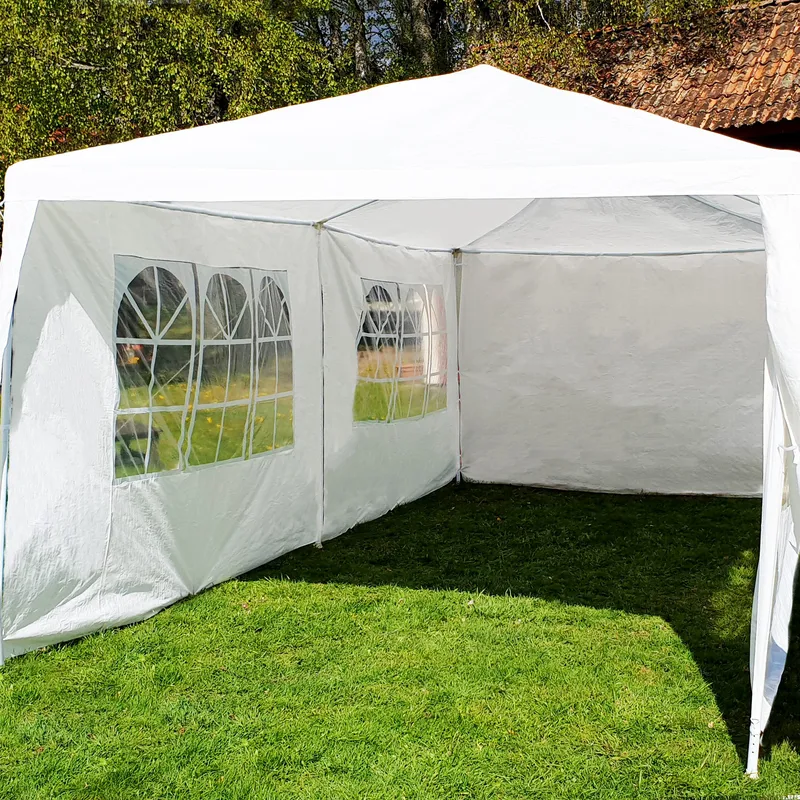 Partytält 3x6m med väggar | Vit - Sport & fritid - Camping & vandring - Tält