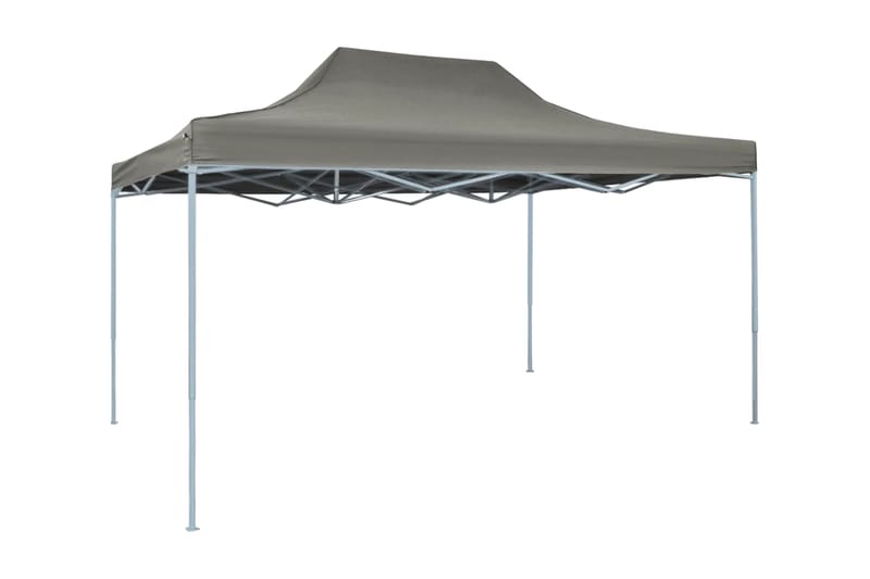 Pop-Up hopfällbart tält 3x4,5 m antracit - Grå - Trädgårdstält & förvaringstält - Pop-up tält & eventtält