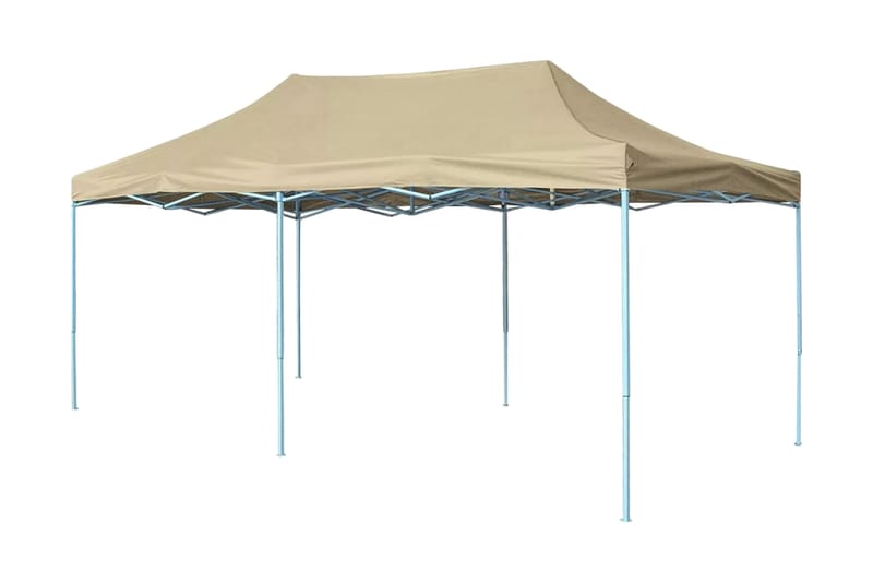 Pop-Up hopfällbart partytält 3x6 m gräddvit - Vit - Trädgård & spabad - Utemiljö - Förvaring utomhus - Trädgårdstält & förvaringstält - Partytält