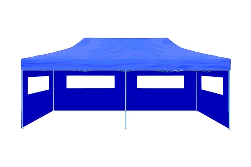 Pop-up partytält hopfällbart 3x6 m blå - Blå - Trädgård & spabad - Utemiljö - Förvaring utomhus - Trädgårdstält & förvaringstält - Partytält