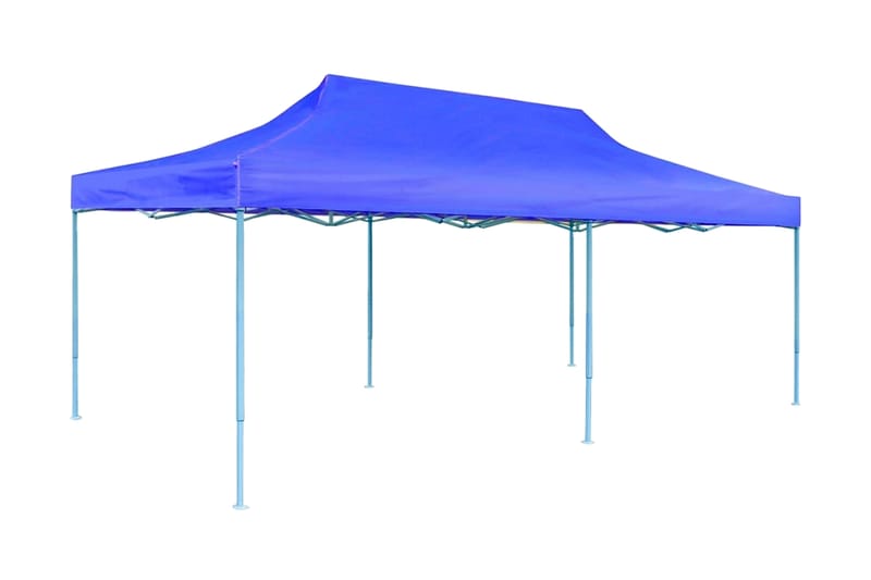 Pop-up partytält hopfällbart 3x6 m blå - Blå - Trädgård & spabad - Utemiljö - Förvaring utomhus - Trädgårdstält & förvaringstält - Partytält