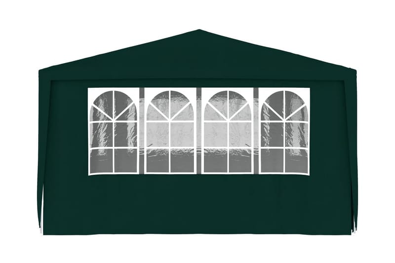Professionellt partytält med väggar 4x6 m grön 90 g/m² - Grön - Partytält - Trädgårdstält & förvaringstält