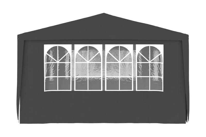 Professionellt partytält med väggar 4x6 m antracit 90 g/m² - Grå - Partytält - Trädgårdstält & förvaringstält