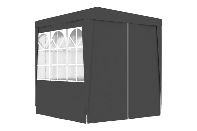 Professionellt partytält med väggar 2x2 m antracit 90 g/m² - Grå - Trädgård & spabad - Utemiljö - Förvaring utomhus - Trädgårdstält & förvaringstält - Partytält