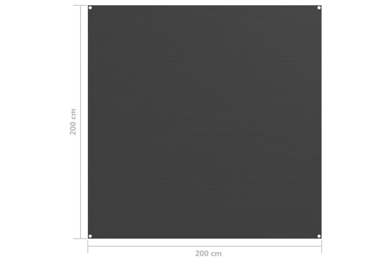 Tältmatta 200x200 cm antracit - Antracit - Trädgård & spabad - Utemiljö - Förvaring utomhus - Trädgårdstält & förvaringstält