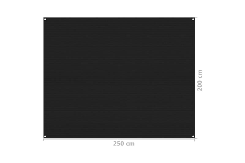 Tältmatta 250x200 cm svart - Svart - Trädgård & spabad - Utemiljö - Förvaring utomhus - Trädgårdstält & förvaringstält