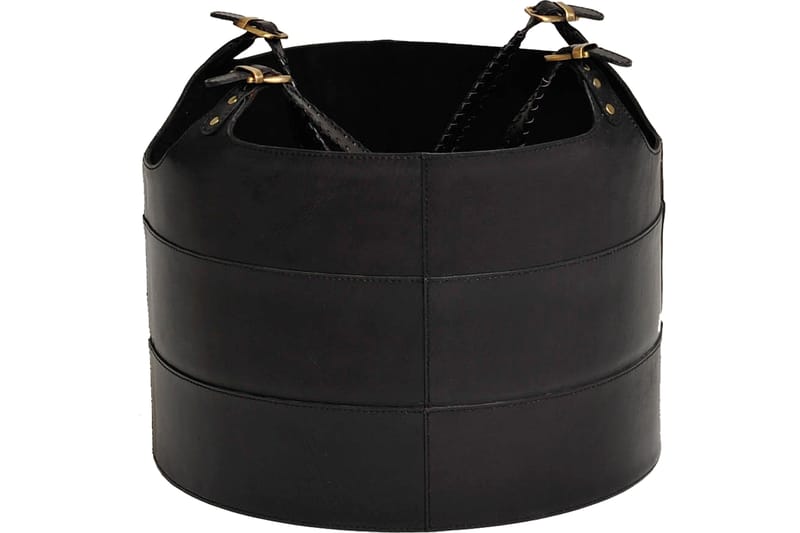 Heinri Vedkorg Rund 40x40 cm - Svart - Trädgård & spabad - Utemiljö - Förvaring utomhus - Vedförvaring