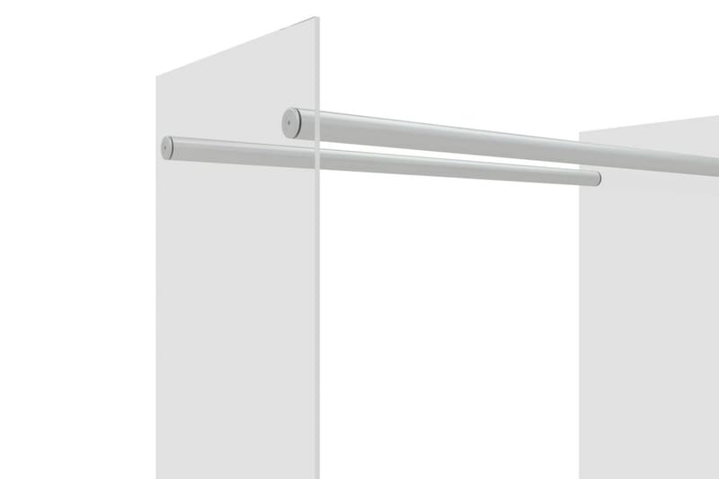 Vedställ genomskinlig 80x35x100 cm härdat glas - Transparent - Trädgård & spabad - Utemiljö - Förvaring utomhus - Vedförvaring
