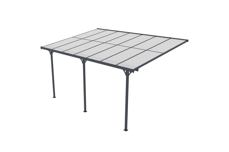 Fornorth Altantak 435x300x225-270 cm - Mörk Grå - Trädgård & spabad - Uterum & fritidshus - Byggsats uterum - Uterum tak