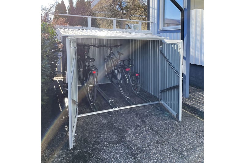 Cykelförråd 4,2m² för 4 cyklar - Trädgård & spabad - Uterum & fritidshus - Förråd & bodar - Cykelförråd & cykelställ