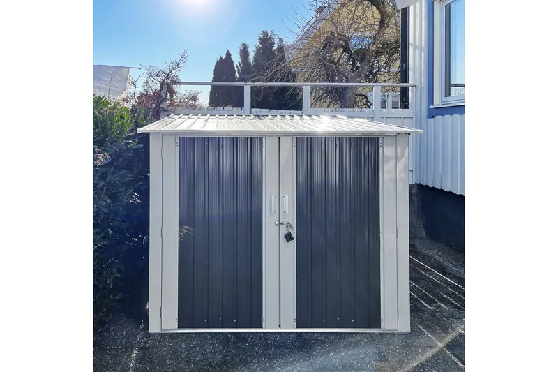 Cykelförråd 4,2m² för 4 cyklar - Trädgård & spabad - Uterum & fritidshus - Förråd & bodar - Cykelförråd & cykelställ