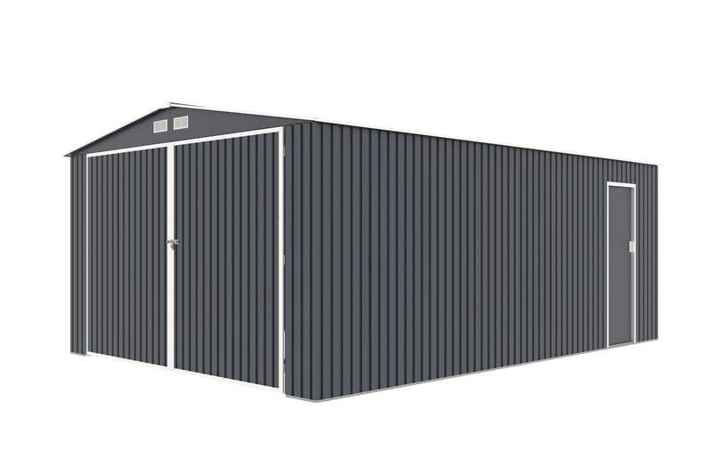 Förråd Eddison 20,5 m² Dark grey - Trädgård & spabad - Uterum & fritidshus - Förråd & bodar - Förrådsbod