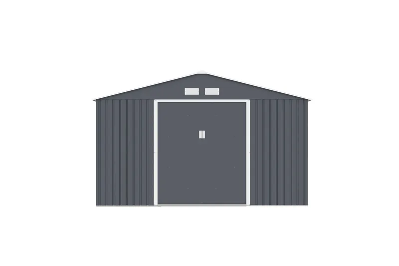 Förråd Jerone 13,2 m² Dark grey - Trädgård & spabad - Uterum & fritidshus - Förråd & bodar - Förrådsbod