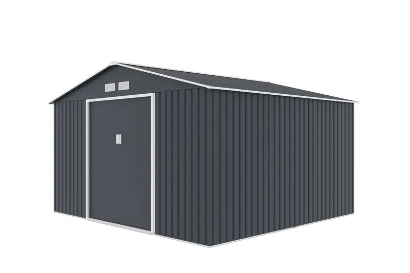 Förråd och redskapsbod Jerone 11 m² Mörkgrå - Trädgård & spabad - Uterum & fritidshus - Förråd & bodar - Förrådsbod