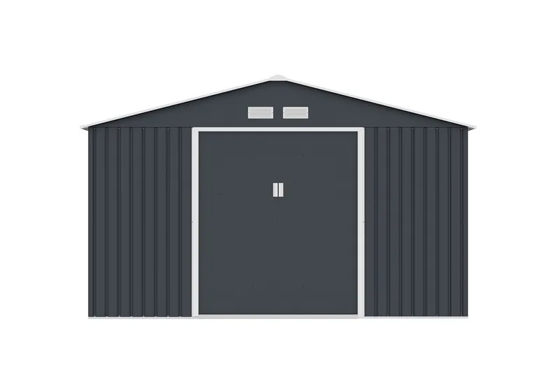 Förråd och redskapsbod Jerone 11 m² Mörkgrå - Trädgård & spabad - Uterum & fritidshus - Förråd & bodar - Förrådsbod