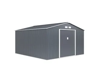 Förråd och redskapsbod Jerone 13,2 m² Mörkgrå - Trädgård & spabad - Uterum & fritidshus - Förråd & bodar - Förrådsbod