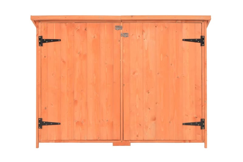Förvaringsbod 120x50x91 cm trä - Brun - Trädgård & spabad - Uterum & fritidshus - Förråd & bodar - Förrådsbod