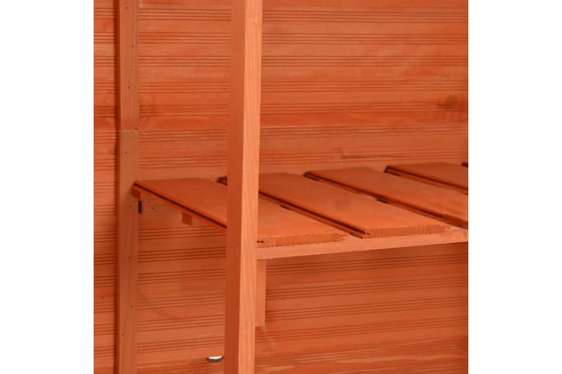 Förvaringsbod 120x50x91 cm trä - Brun - Trädgård & spabad - Uterum & fritidshus - Förråd & bodar - Förrådsbod