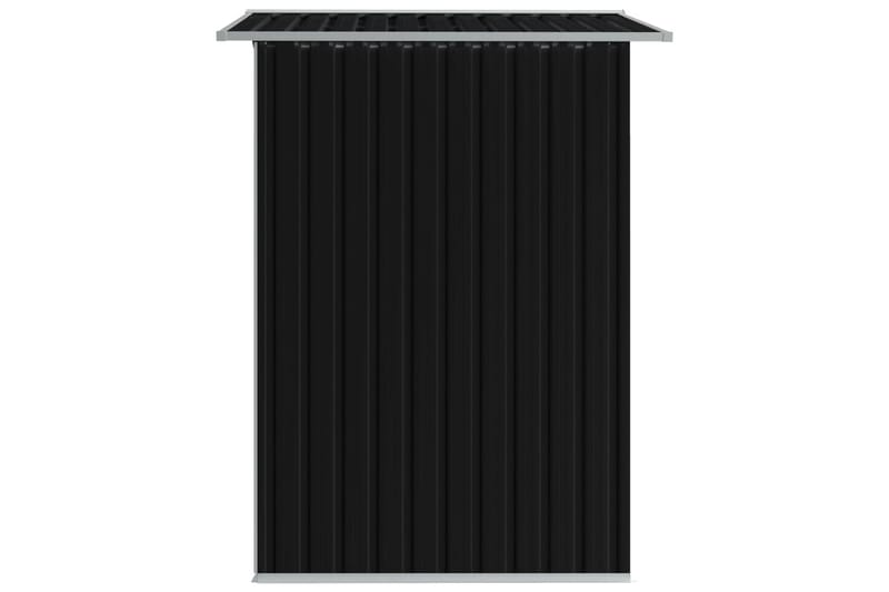 Förvaringsbod antracit stål 204x132x186 cm - Antracit - Trädgård & spabad - Uterum & fritidshus - Förråd & bodar - Förrådsbod