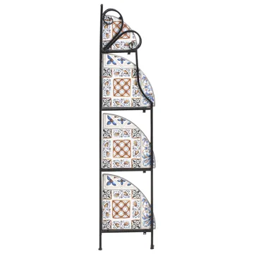 Hylla utomhus Favara 43 cm - Svart/Flerfärgad - Utemöbler - Övrigt utemöbler - Tillbehör utomhus - Hyllor