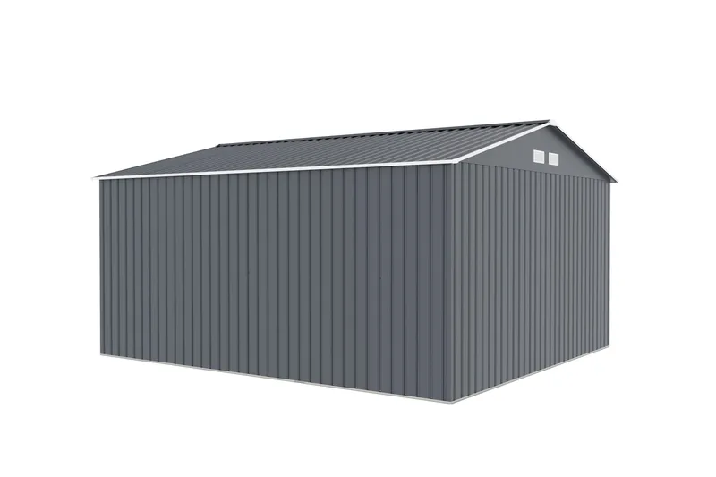 Jerone Förråd 13,2 m² - Mörkgrå - Trädgård & spabad - Uterum & fritidshus - Förråd & bodar - Förrådsbod