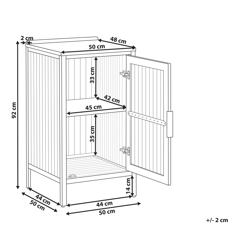 Köksskåp För Utomhusbruk Ivrea Akaciaträ - Brun/Grå - Trädgård & spabad - Grillar & matlagning utomhus - Utekök - Färdiga utekök