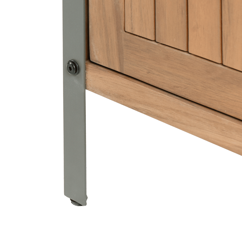 Köksskåp För Utomhusbruk Ivrea Akaciaträ - Brun/Grå - Trädgård & spabad - Grillar & matlagning utomhus - Utekök - Färdiga utekök